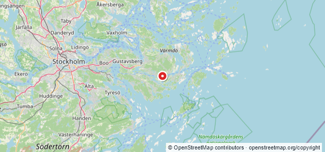 Kort over Vrag, Värmdö