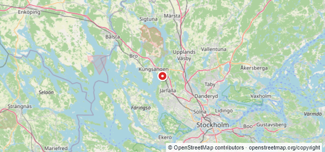 Kort over Carolina, Järfälla