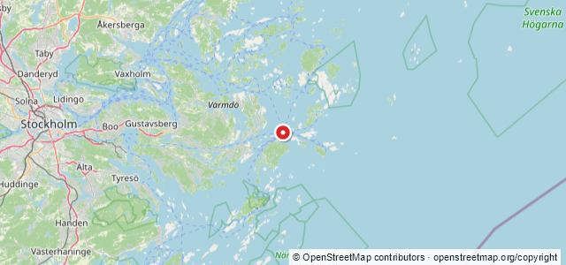 Kort over Silvervraket, Värmdö