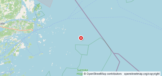 Kort over Runhild, Norrtälje
