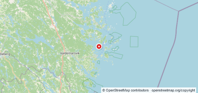 Kort over Ängholmsvraget V20, Valdemarsvik