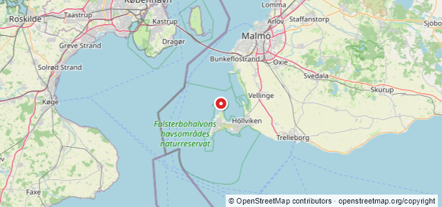 Kort over Knösenvraket, Vellinge