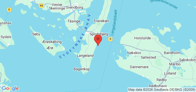 Kort over Ilbølle Strand