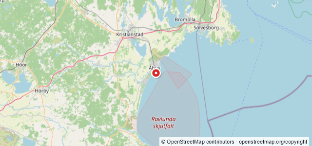 Kort over Sarkofagskeppet, Kristianstad