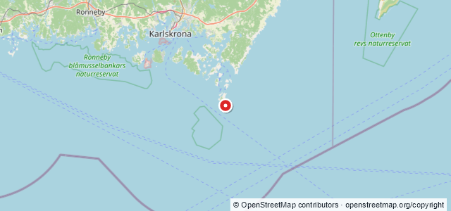 Kort over Emanuell, Karlskrona