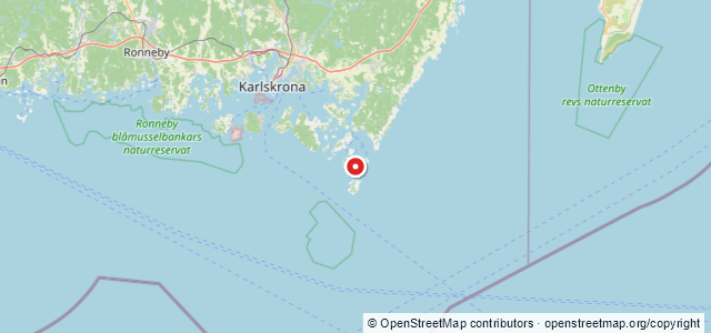 Kort over Constantia, Karlskrona