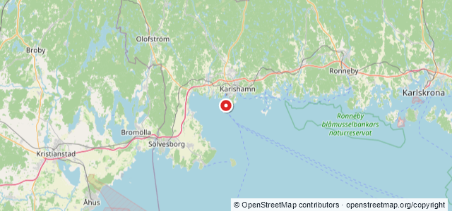 Kort over Vrag, Karlshamn