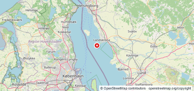 Kort over Vrag, Landskrona