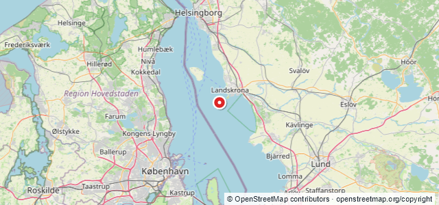 Kort over Vrag, Landskrona