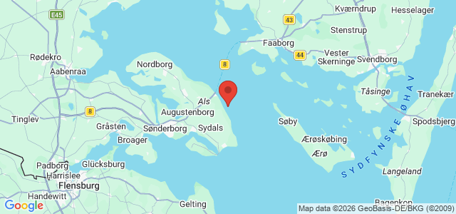 Kort over Esther M/S