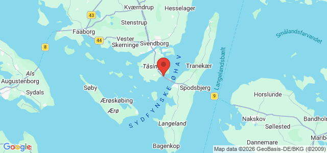 Kort over Siø-dæmningen