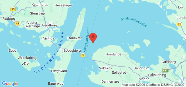 Kort over Antje Mahler M/S