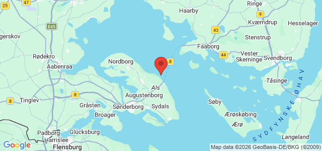 Kort over --Sunket sømærke
