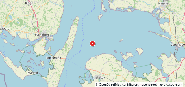 Kort over Camilla M/S