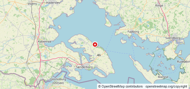 Kort over Aarøsund