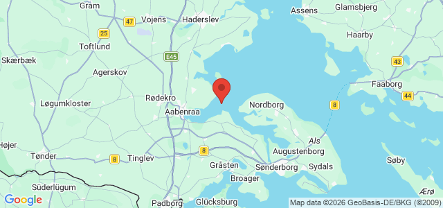 Kort over Bøje