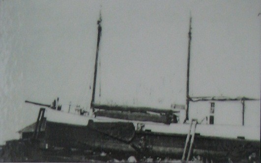 Conny på en bedding i 1939
